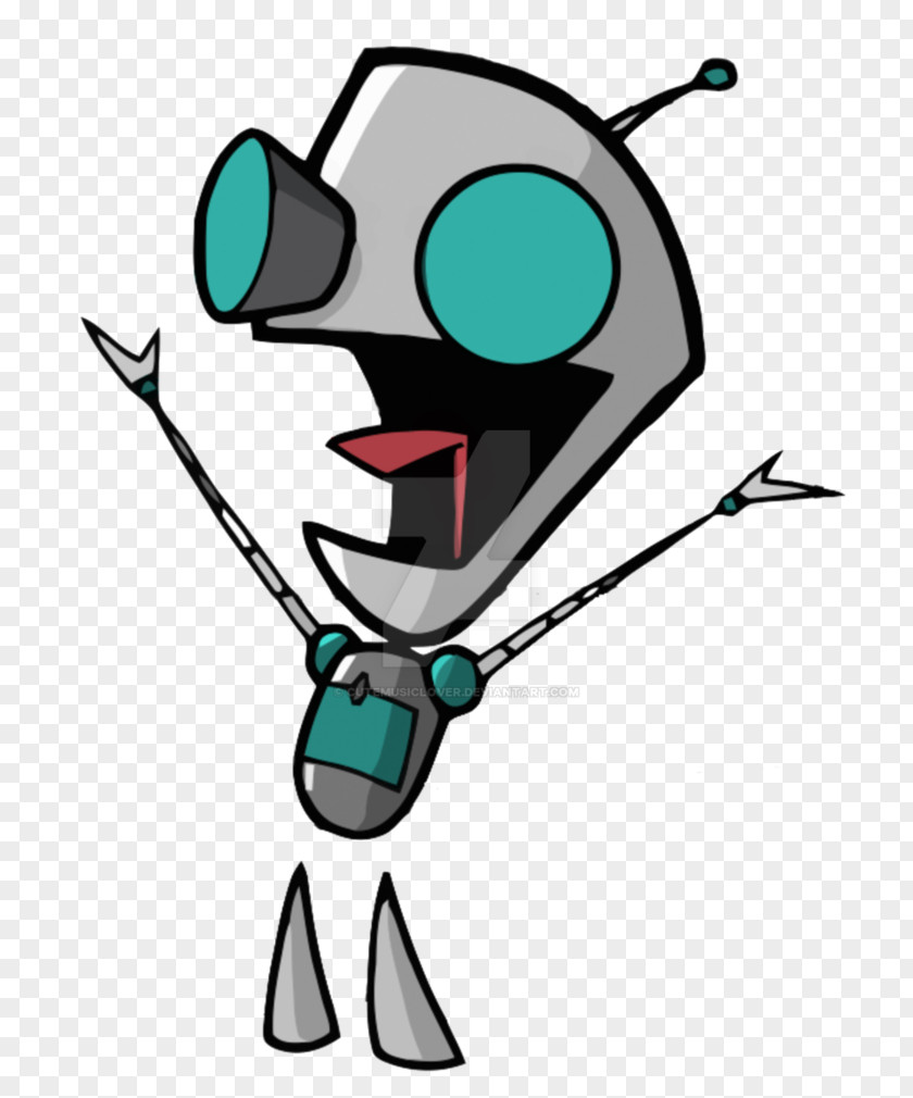 Gir Cow Zim Robot Art Android PNG