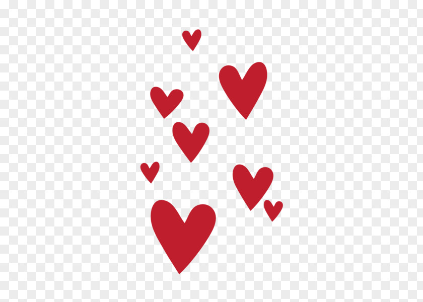 Heart Abziehtattoo Valentine's Day Red PNG