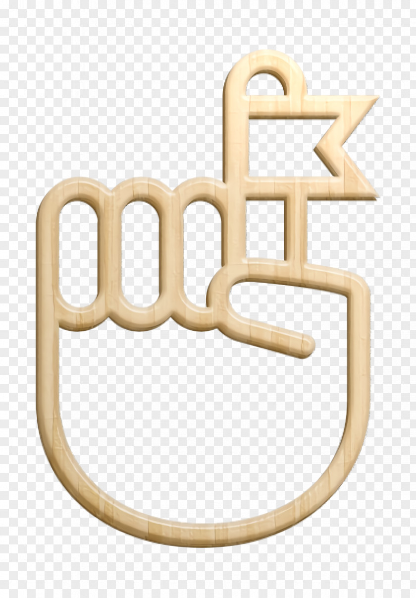 Icon Remember Hand Finger With A Ribbon PNG