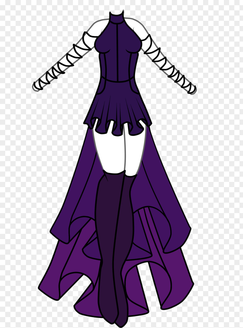 Line Gown Outerwear Clip Art PNG