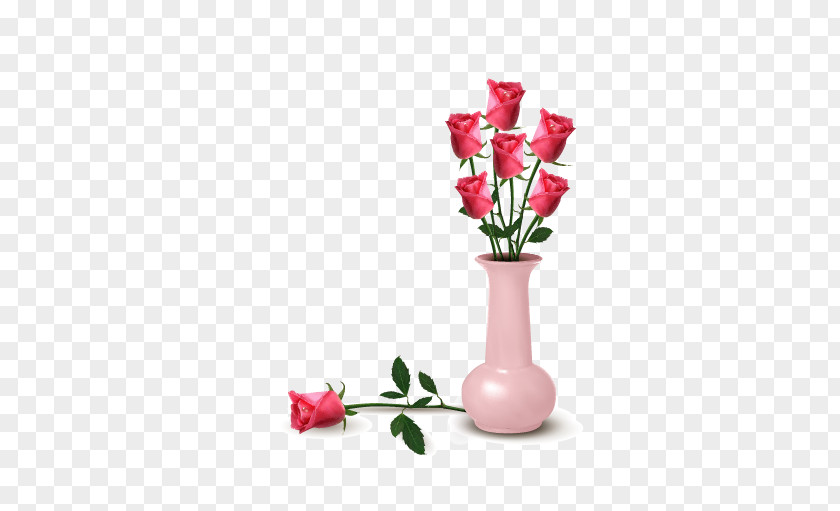 Vase Flower Rose Clip Art PNG