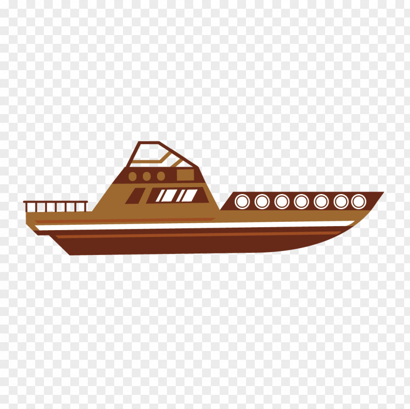 Vector Ship Motorboat Watercraft PNG