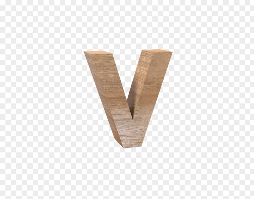 Wood V Triangle Tree PNG