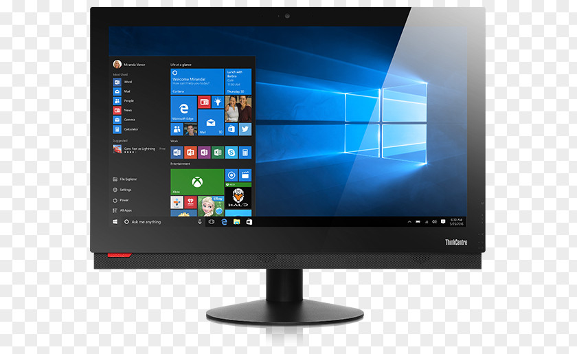 Lenovo ThinkCentre M910z All-in-One 10NS000DUK 10NR Desktop Computers PNG