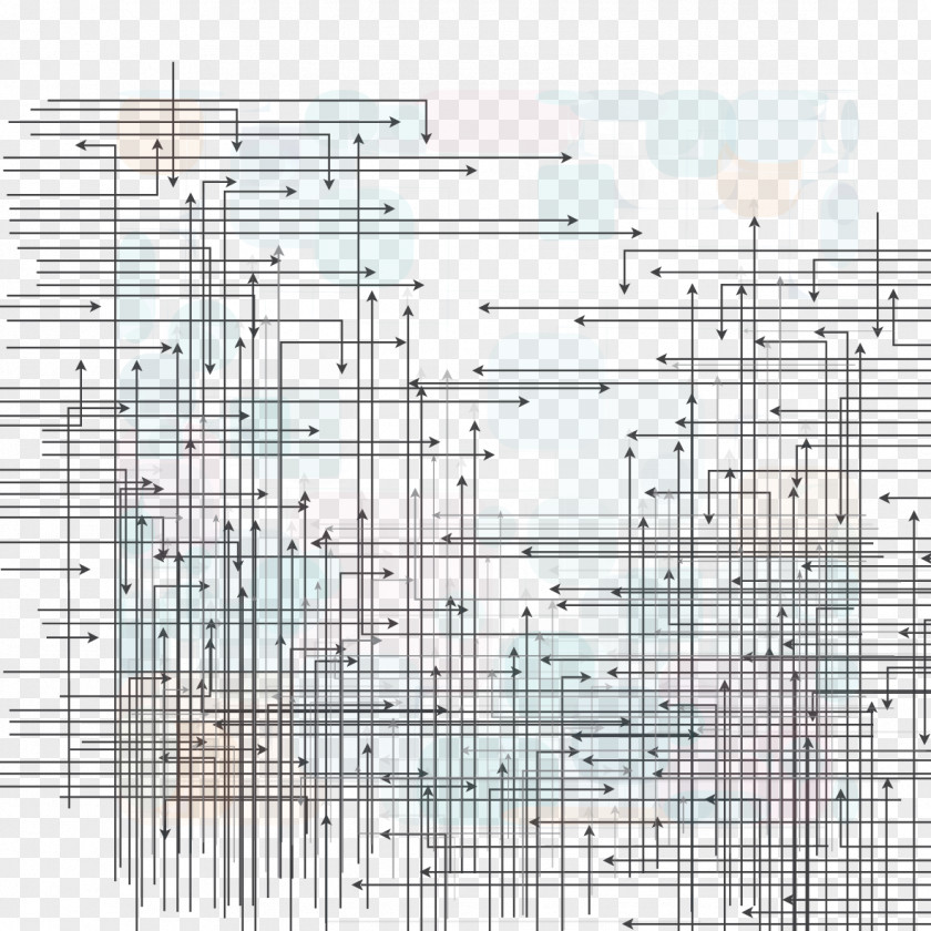 Mosaic Pattern Vector Arrow Euclidean Diagram PNG