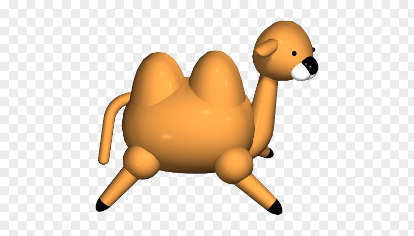 Orange Camel 3D Modeling Cartoon Autodesk 3ds Max PNG