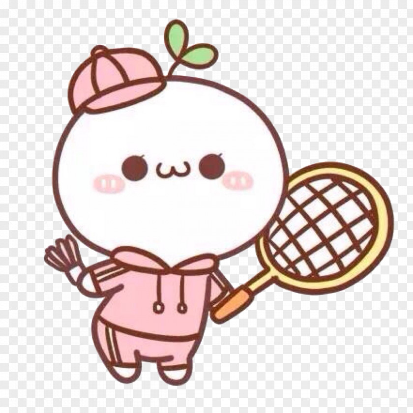 Play Badminton Long Grass Dough Cartoon Sport PNG