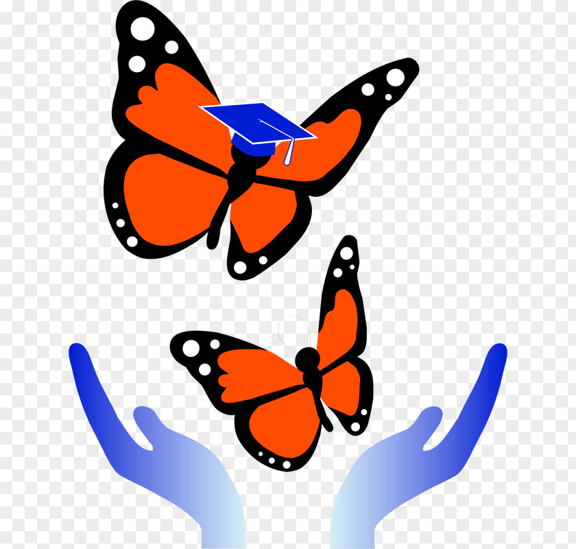 Triger Insignia Clip Art Monarch Butterfly Teacher Education School PNG