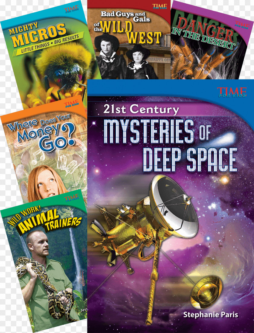 Book Cover Material Siglo XXI: Misterios Del Espacio Sideral (21st Century: Mysteries Of Deep Space) Time For Kids En Español-Level 5 Outer Space PNG