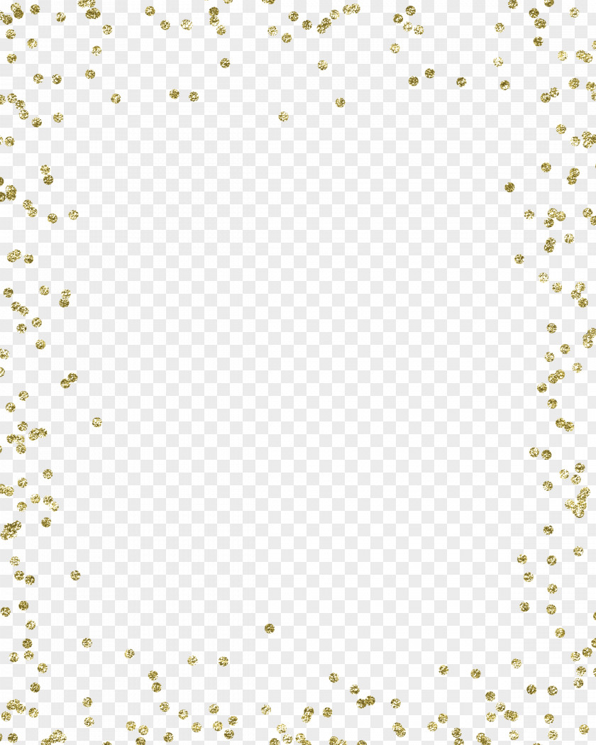 Confetti Glitter Gold Clip Art PNG