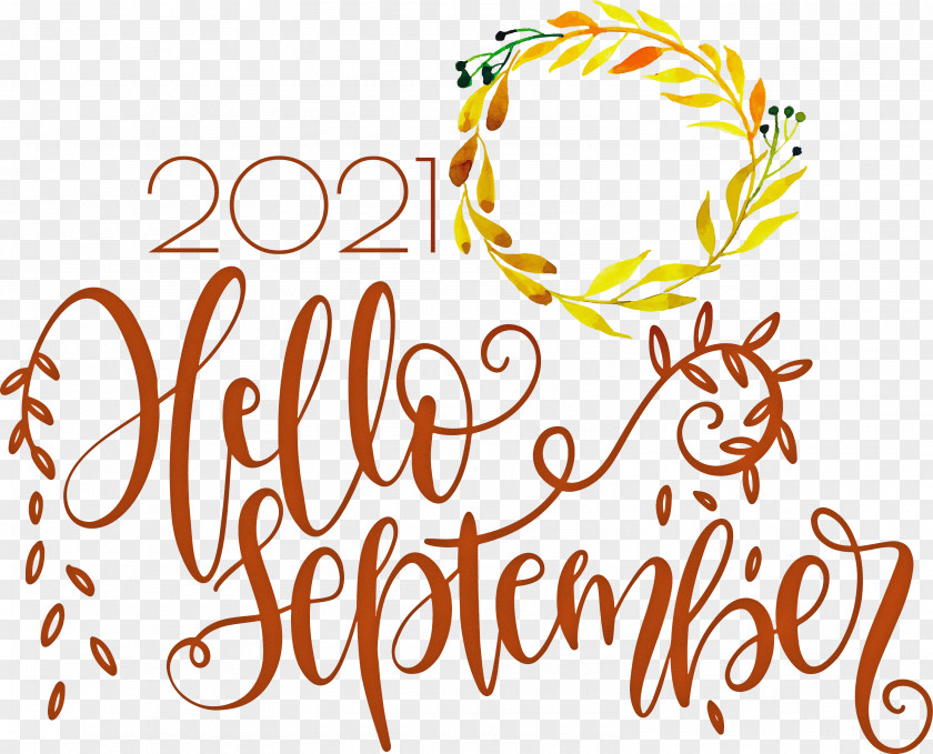 Hello September September PNG