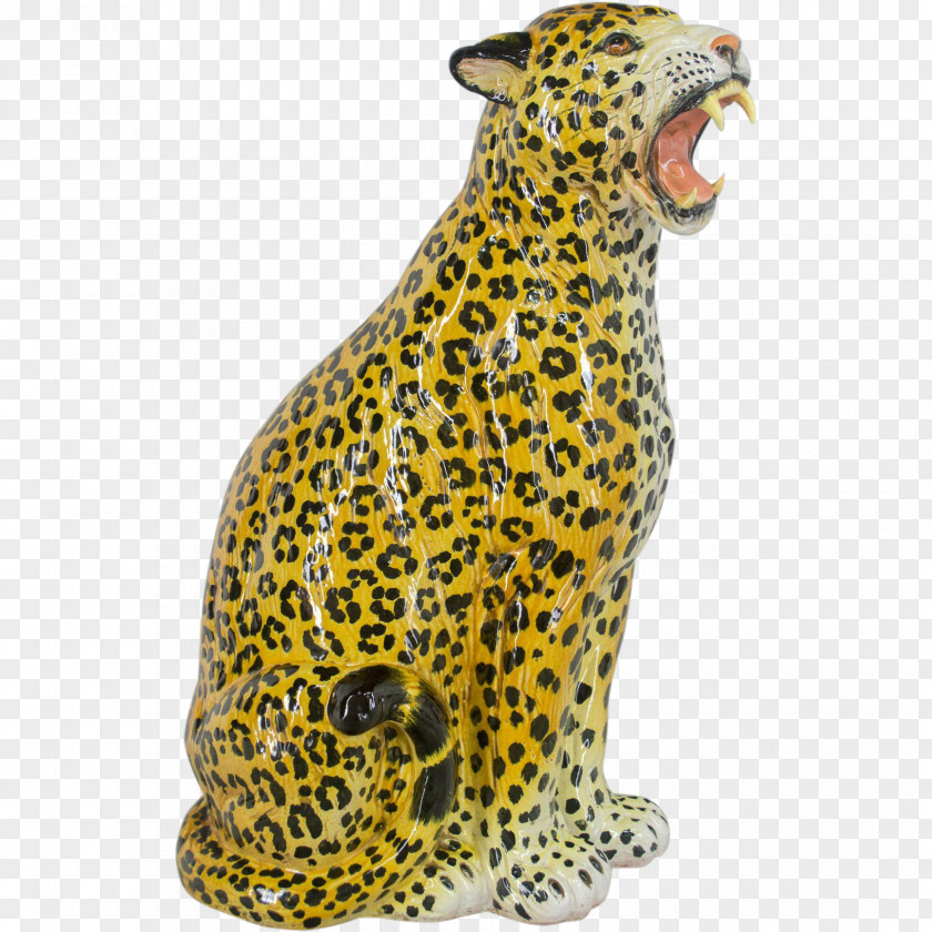 Leopard Cheetah Ceramic Pottery Cat PNG