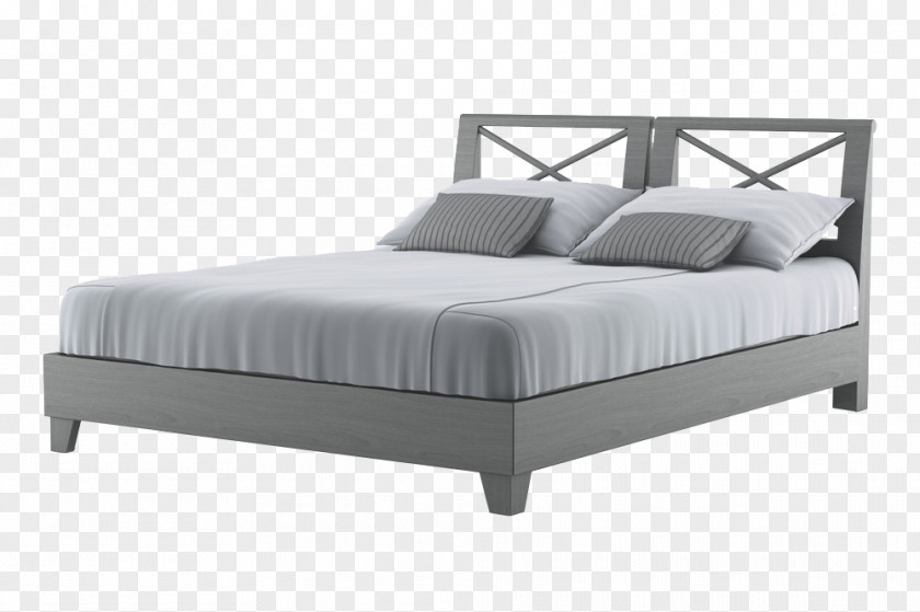 Single Bed Size Frame Mattress PNG