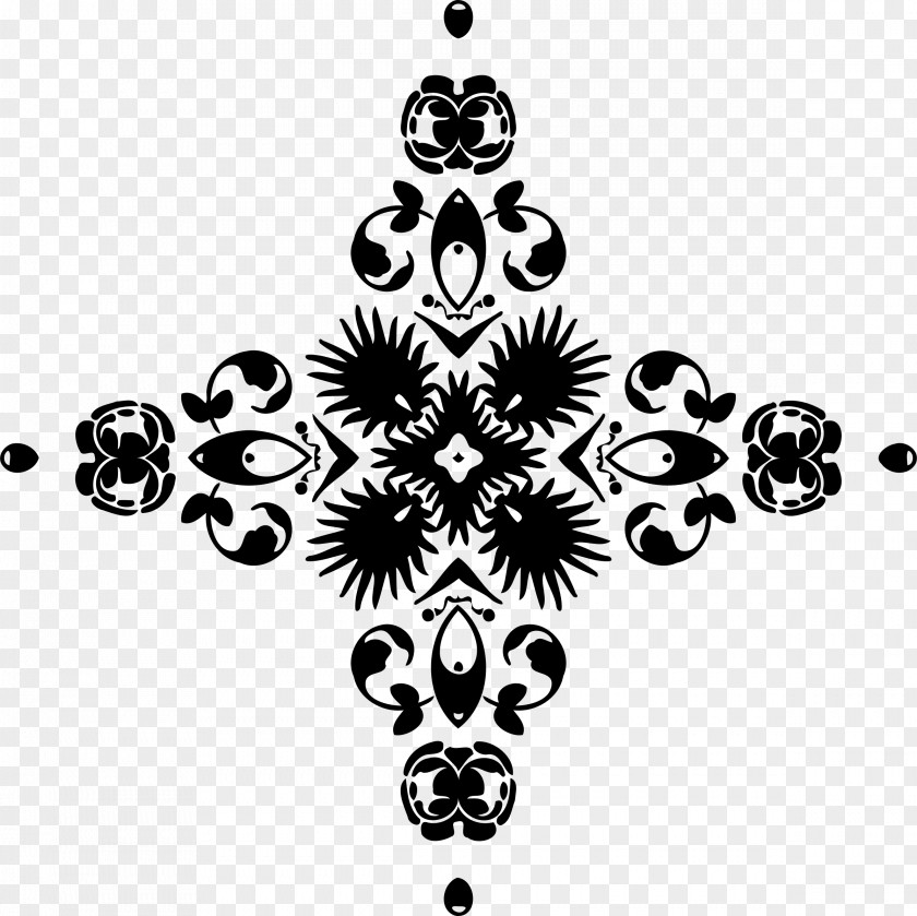 Geometric Ornament Christmas Tree Symbol Pattern PNG