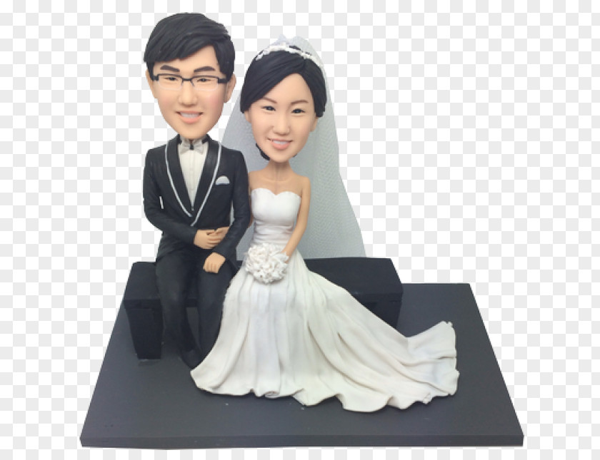 Wedding Cake Topper Marriage Bride PNG