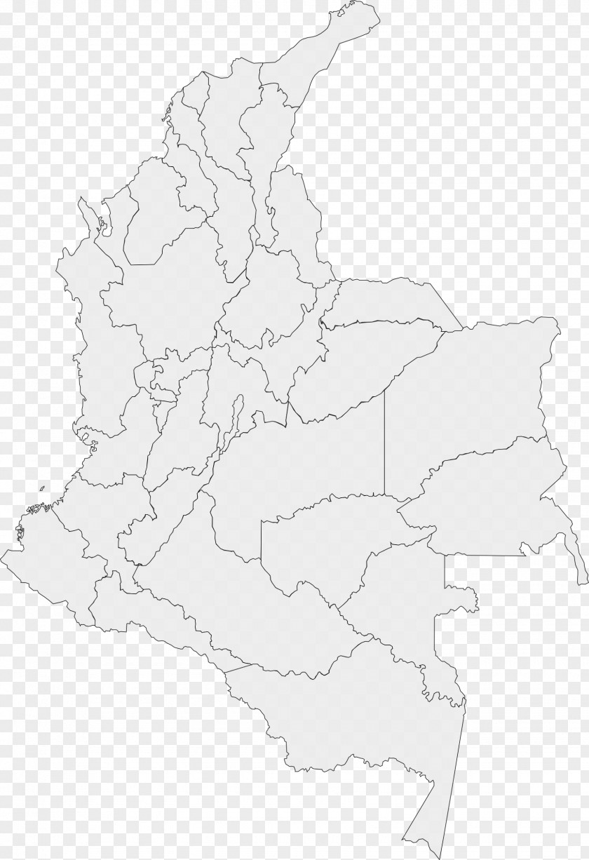 Colombia Vector Map PNG