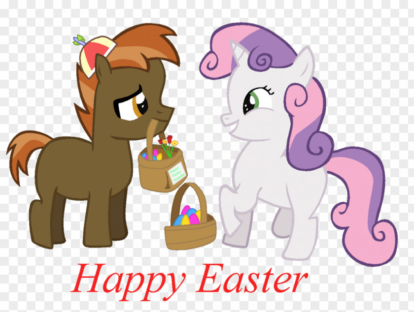 Easter Pony Sweetie Belle Basket Fan Art PNG