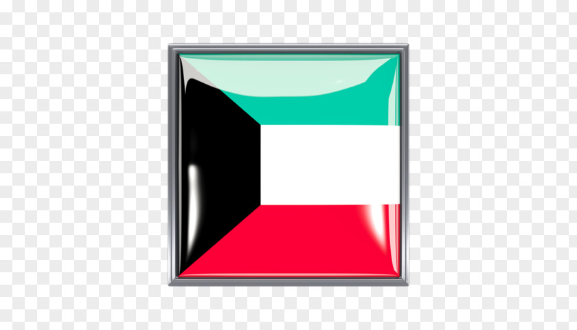 Flag Of Kuwait Square Angle Picture Frames PNG