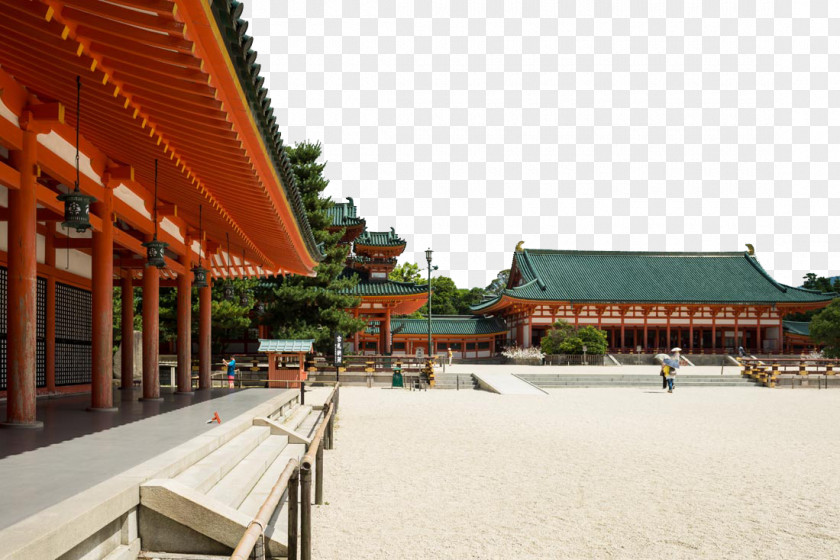 Japan Heian Shrine Six Kiyomizu-dera Kinkaku-ji Sanju016bsangen-du014d Kyoto Imperial Palace PNG