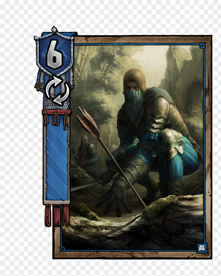 Magnetic Stripe Cards Gwent: The Witcher Card Game Infantry Geralt Of Rivia Commando PNG