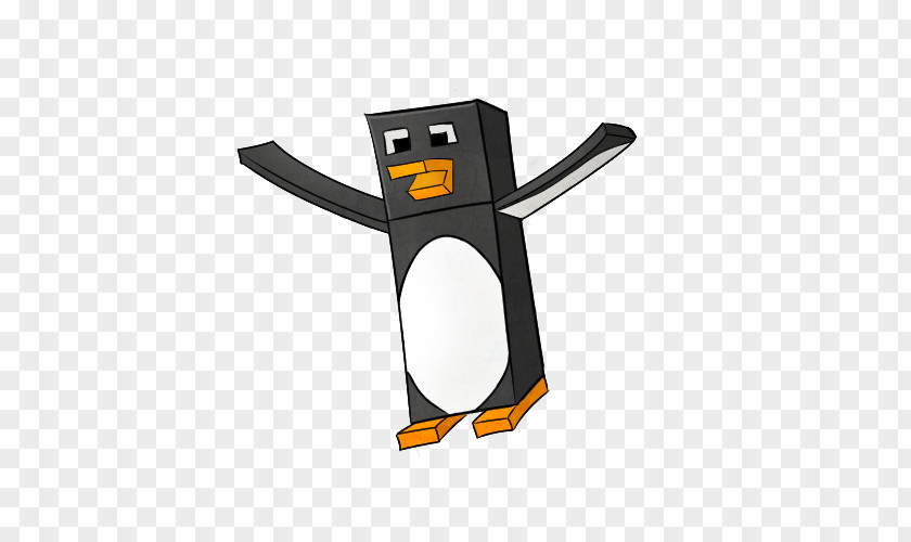 Penguin Crafts Minecraft Drawing Image Bird PNG