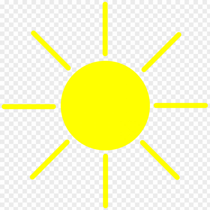 Sun Vector Yellow Clip Art PNG