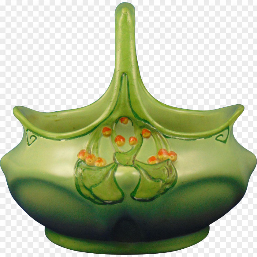 Vase Julius Dressler Ceramic Porcelain Pottery PNG