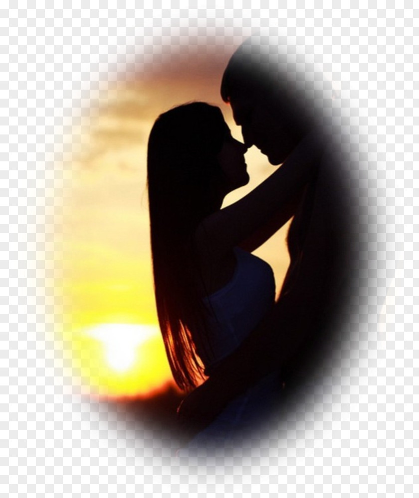 Couple Love Light Silhouette Sunset PNG