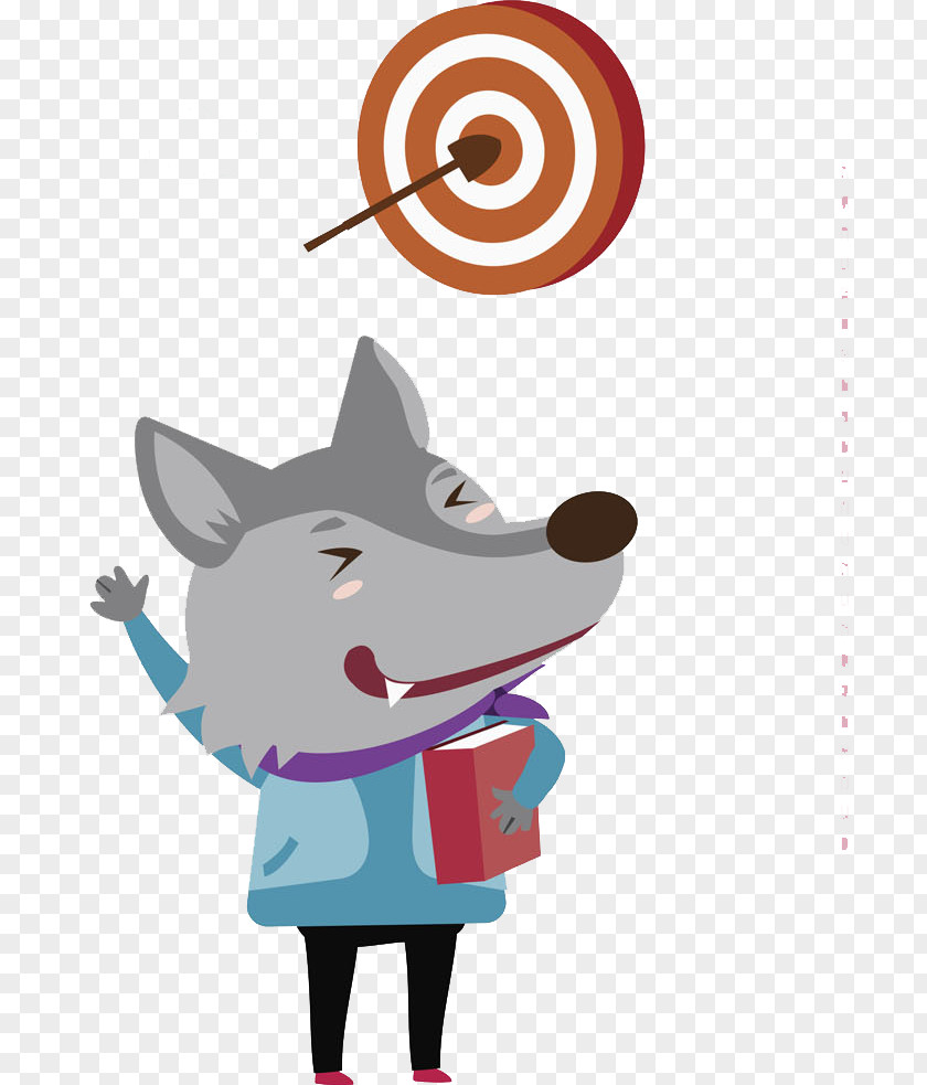 Gray Fox Illustration PNG