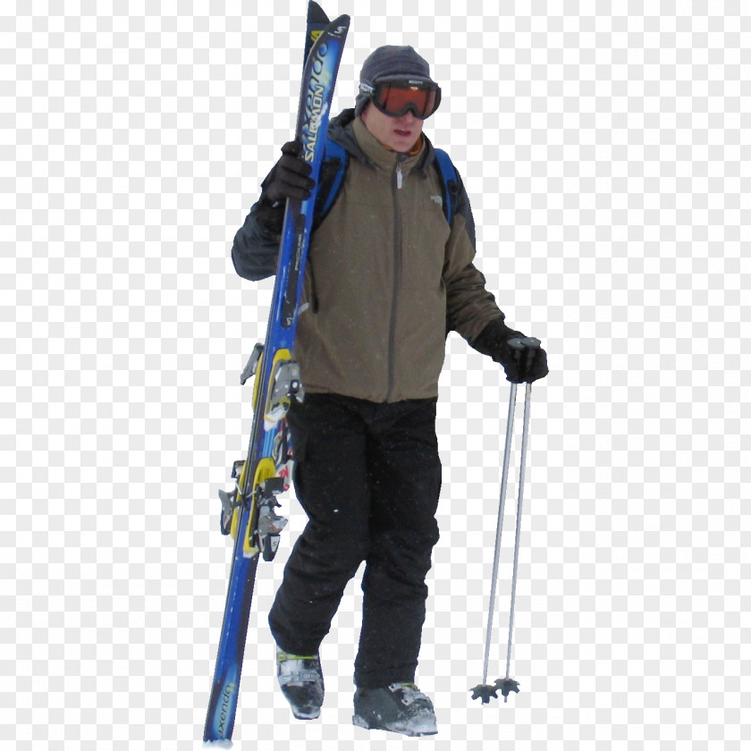 Skiing Ski Poles Bindings PNG