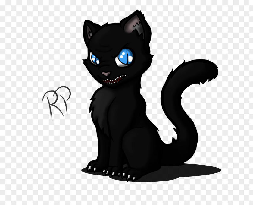 Blue-eyed Vector Black Cat Kitten Domestic Short-haired Whiskers PNG