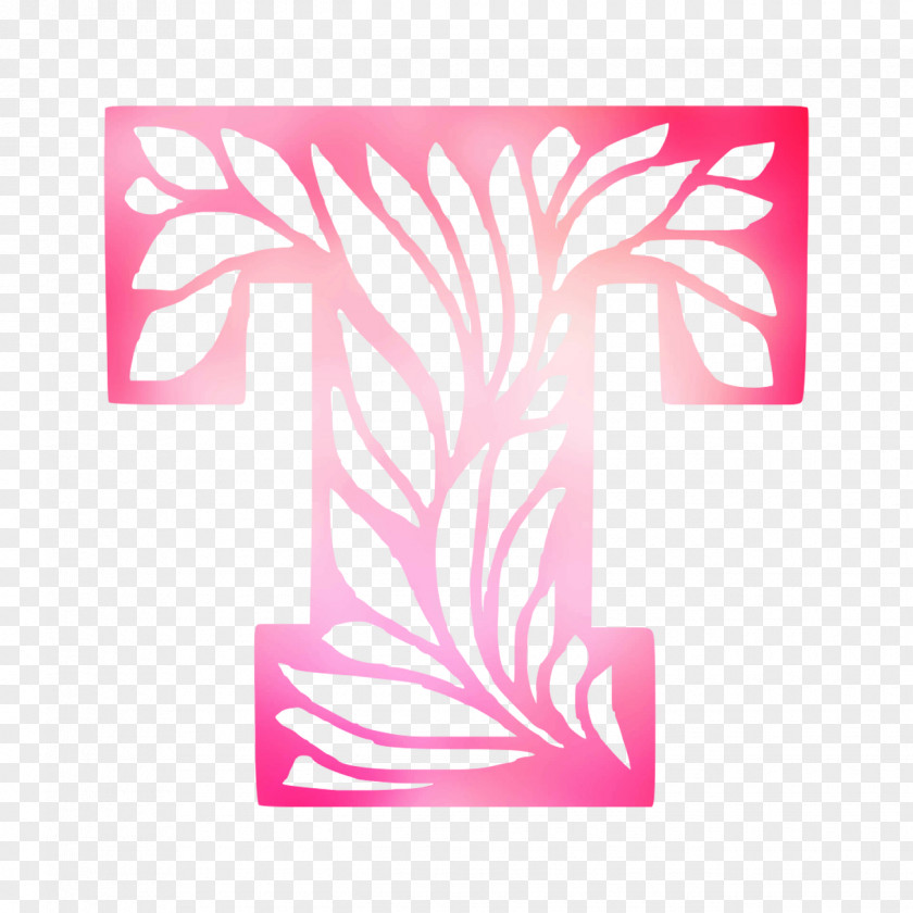 Font Pink M Pattern Line PNG