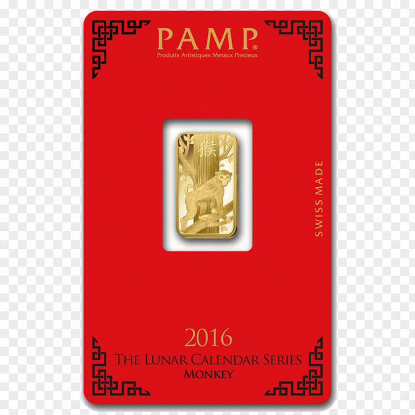 Gold Bar PAMP Switzerland Silver PNG