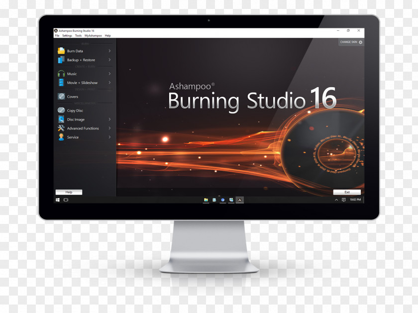 Burn Blu-ray Disc Ashampoo Burning Studio Computer Software Program PNG