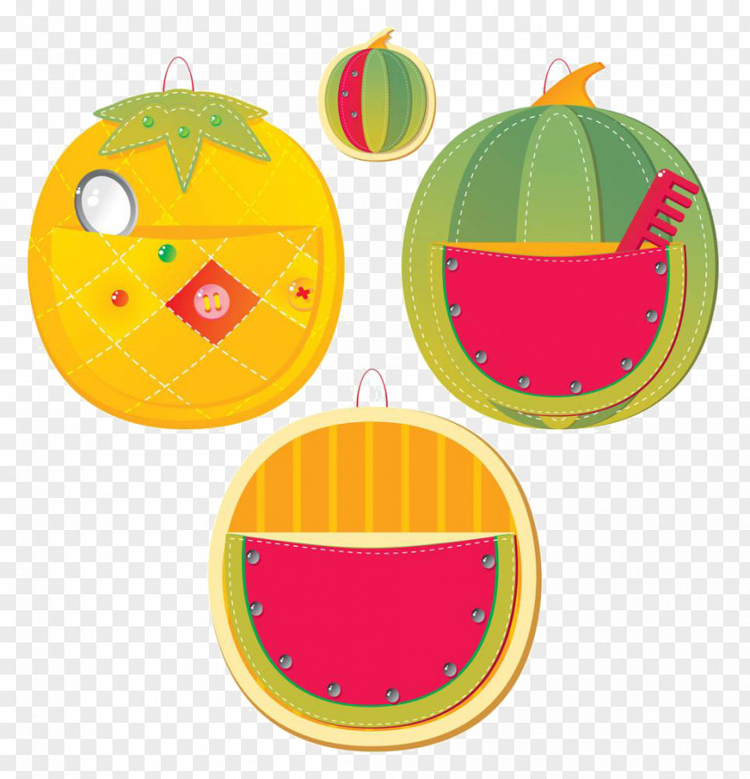 Cartoon Watermelon Pocket Material Royalty-free Clip Art PNG