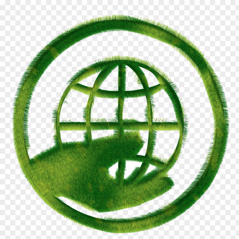 Green Flag Environmentally Friendly Recycling Symbol Wallpaper PNG