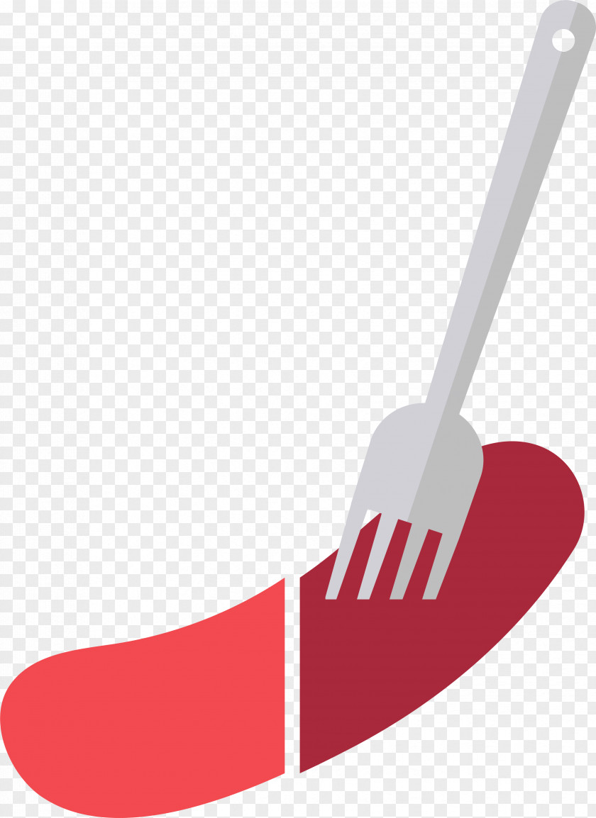 Flat Cartoon Sausage Barbecue PNG