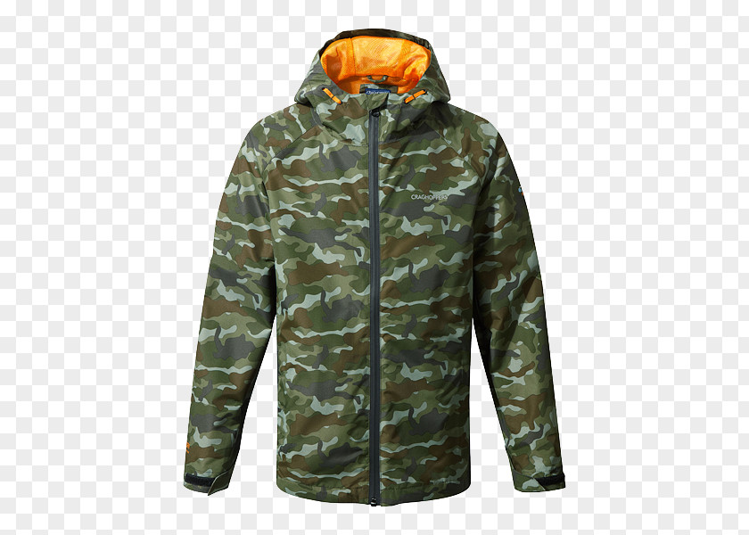 Jacket Craghoppers Kids Alix Black Pepper 7-8 Coat Clothing Hood PNG