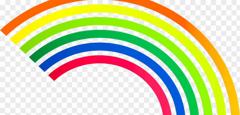 Rainbow Stripes Line Point Angle Font PNG