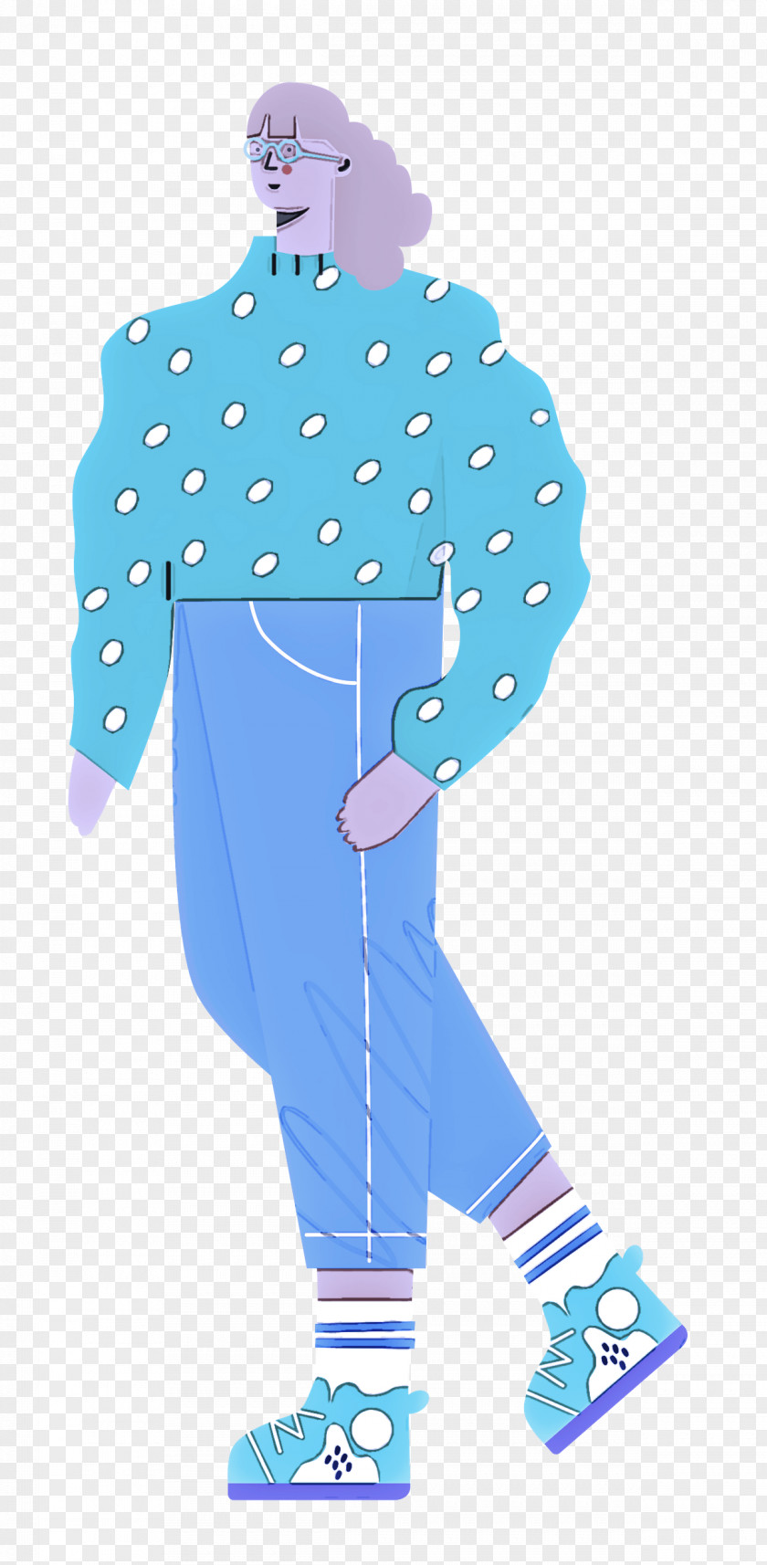 Standing Woman People PNG