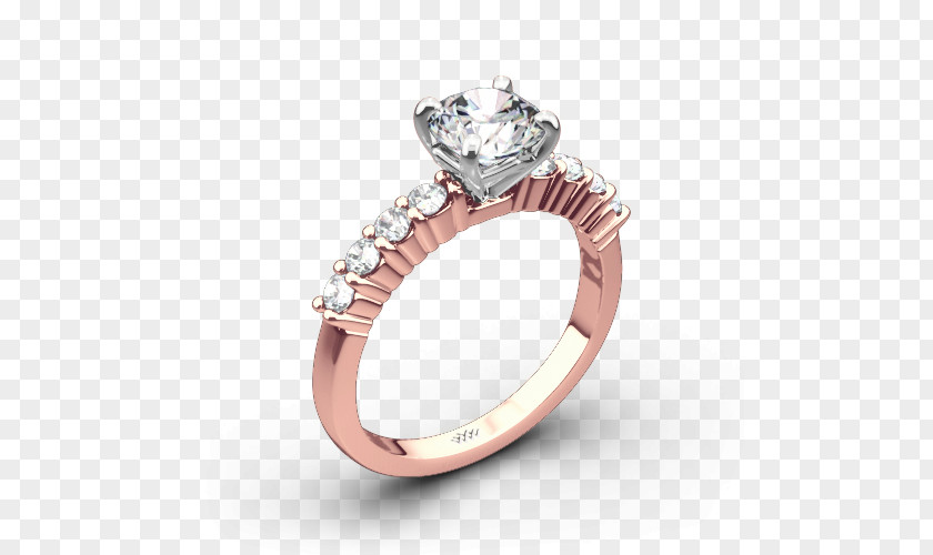 Wedding Ring Engagement Tacori Gold PNG