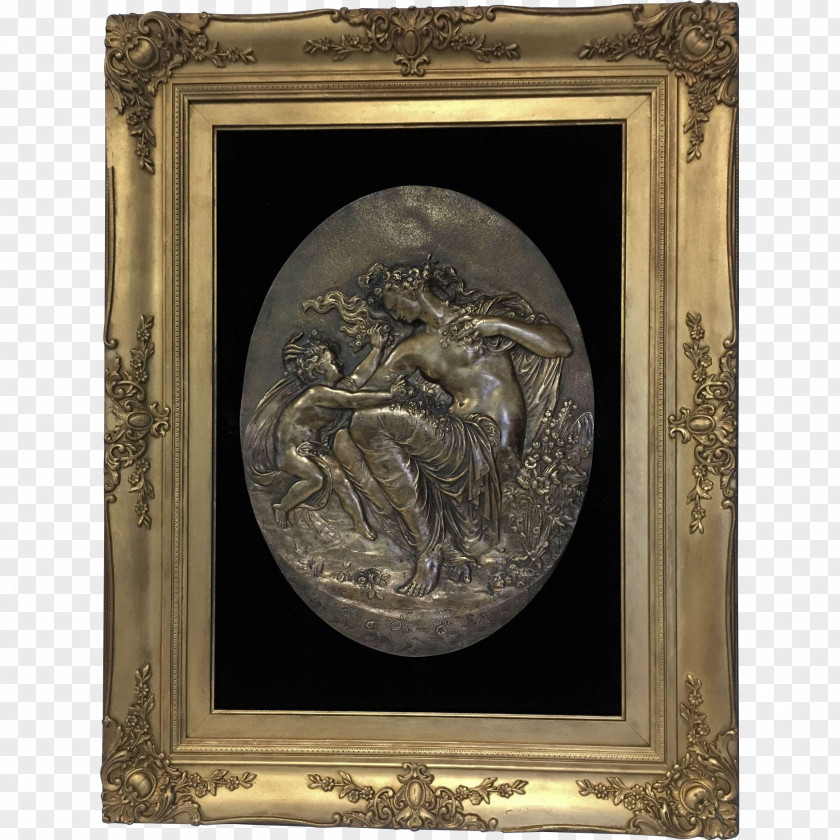 Antique Bronze Picture Frames Stock Photography PNG