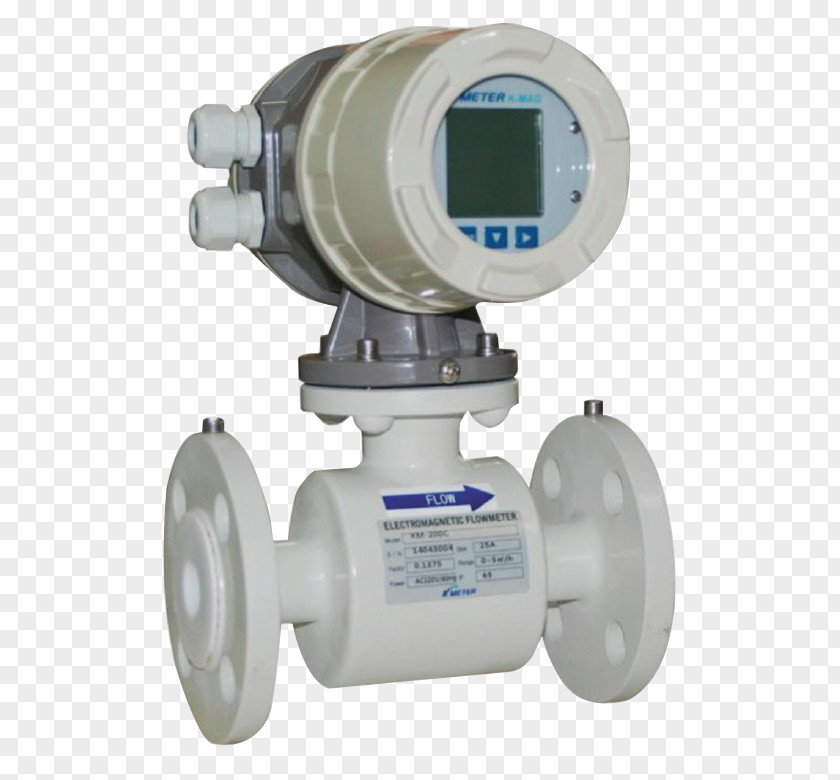 Flow Meter Measuring Instrument Magnetic Measurement Volumetric Rate Water Metering PNG
