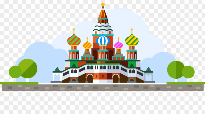 Castle Moscow Kremlin Saint Basils Cathedral Royalty-free Illustration PNG