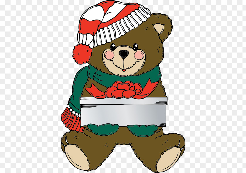 Christmas Bear Cliparts Polar Clip Art PNG