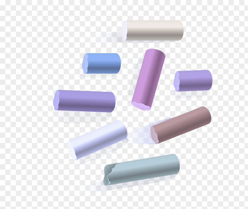 Cylinder Plastic Purple Violet Material Property PNG