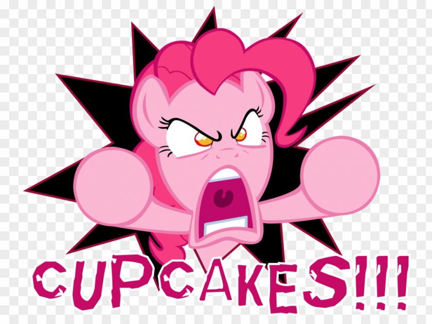 Floss Like A Boss Cupcake Pinkie Pie Tart Cream PNG