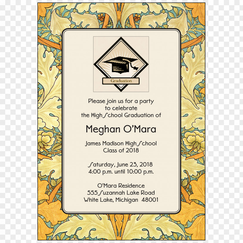 Graduation Party Invitation Wedding Ceremony Greeting & Note Cards PNG