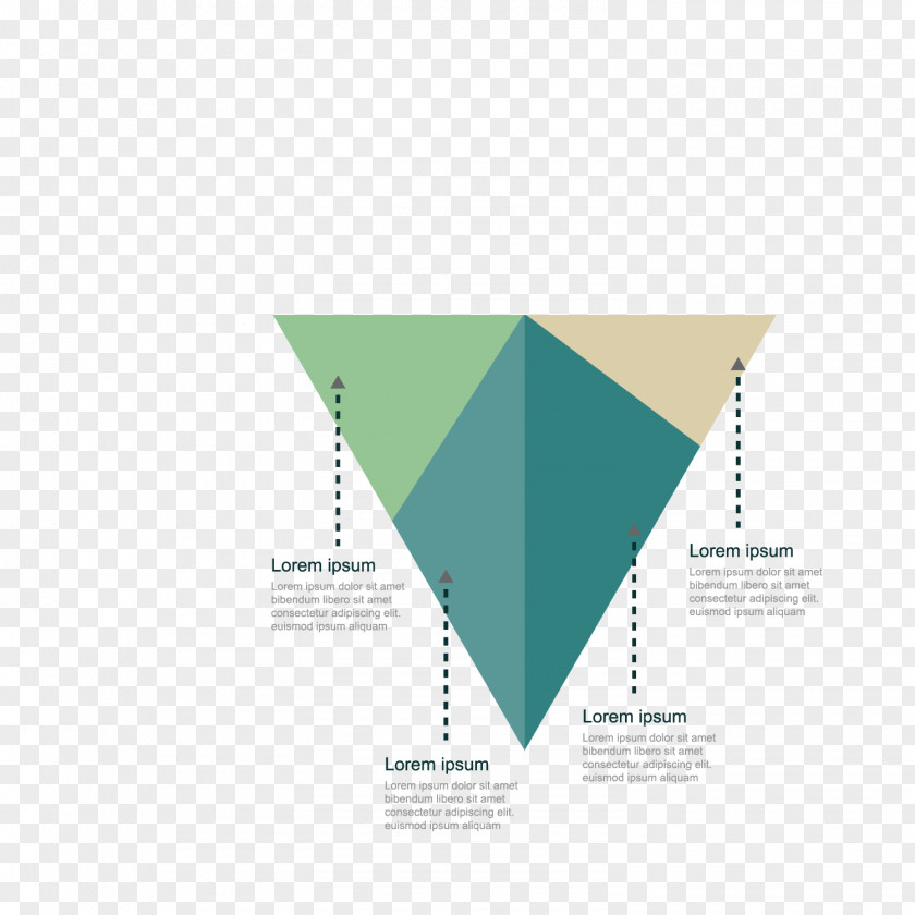Inverted Pyramid Triangle Computer File PNG