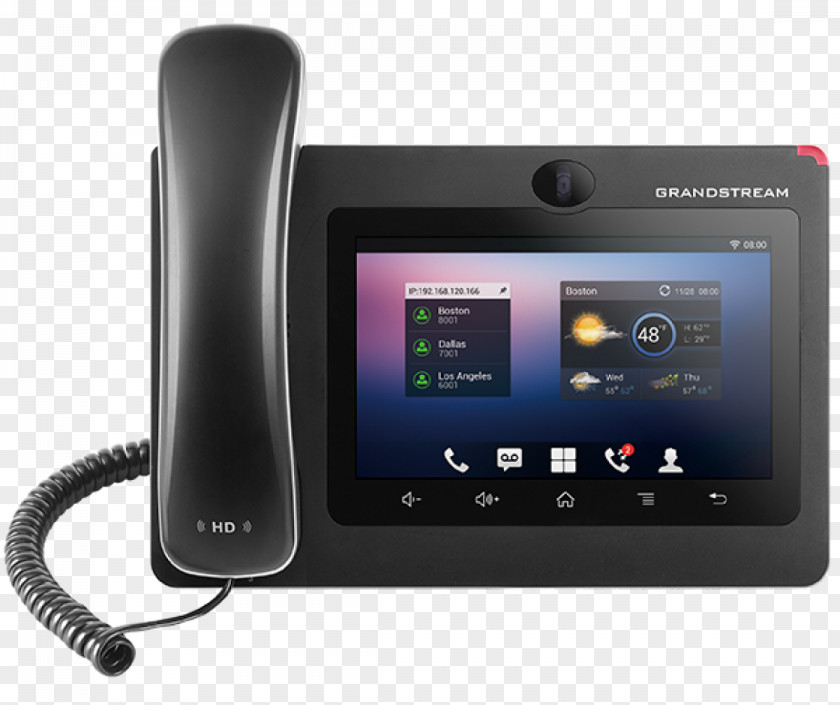 Telephone Handset Grandstream Networks VoIP Phone Android Videotelephony PNG